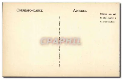Bourbon-l'Archambault — Plac des Trzech Studni, Logis du Roi, obecnie Zakład Kurortowy — Wydawnictwo Ph. Bernard — Rewers