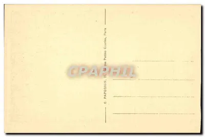 Paleis van het Grand Trianon — De Gevel — Uitgever APD — Achterkant