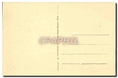 Parque de Versalles — Estanque de Latón y las Grandes Aguas — Editor E. Papeghin, París — Reverso