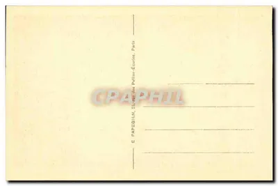 Palácio de Versalhes - Salão do Olho de Boi — Editor E. Papegin, Paris — Verso