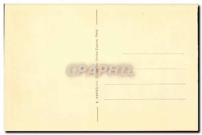 Paleis van Versailles — Het Klokkenkamertje — Uitgever E. Papeghin, Parijs — Achterkant