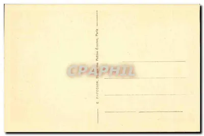 Palazzo di Versailles — Cabinet du Conseil — Editore E. Papeghin, Parigi — Verso