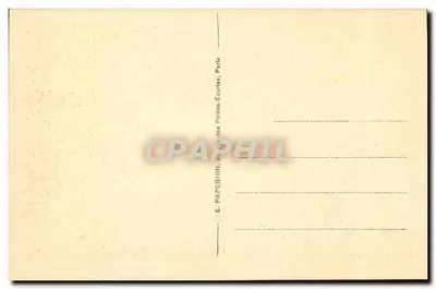 Parque del Petit Trianon — El Pavillon Francés — Editor E. Papeghin, París — Reverso