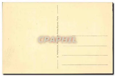 Petit Trianon (Museu das Carroças) — A Carroça do Sacro de Carlos X — Editor E. Papeghin, Paris — Verso