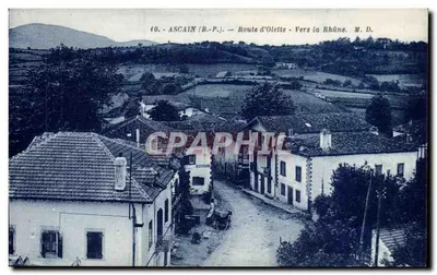 Ascaïn (B.-P.) — Rota d'Olette — Para a Rhûne — M. D.