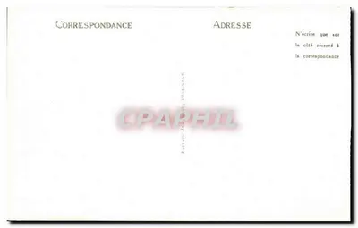 Périgueux — Interior de la Basílica. La Silla — Edición Jaunet, Vézouze — Reverso