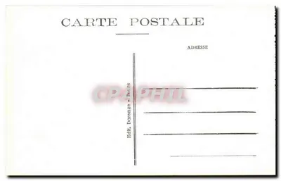 Chenonceaux (Indre-et-Loire) — Zamek (XV wiek) — Strona północno-wschodnia — R.D. — Rewers