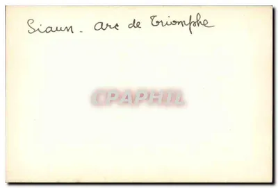 Siaun — Arco da Triunfo — Verso