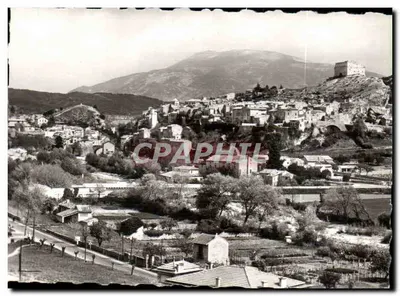 Vaison-la-Romaine — Visão geral da cidade alta, no fundo o Mont Ventoux — 92-18