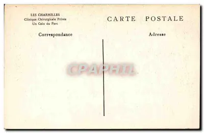 Les Charmilles — Prywatna Klinika Chirurgiczna — Kąt Parku — Rewers