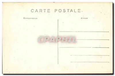 Widok Akademii Sztuk Pięknych w Paryżu — A. Vincent, 4 Rue des Beaux-Arts — Paryż — Rewers