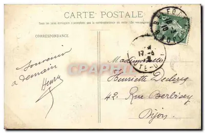 Granges-le-Bourg (Haute-Saône) — Ruiny (XVII wiek) — Wydawnictwo Chevillot — Rewers