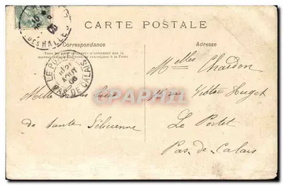 Paris - Monument de Cambronne — éditeur inconnu, n° de série non visible — Verso