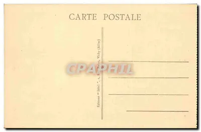 Het pittoreske Auvergne — Het meer Pavin, op de horizon de Pic Chambourguet — Ed. Boccard, n°8 — Achterkant