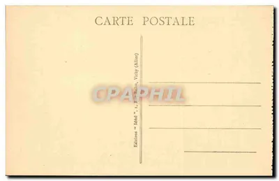 L'Auvergne pittoresque — Algemene uitzicht op het meer Pavin, op de horizon de Monts-Dore — Ed. Baccard — Achterkant