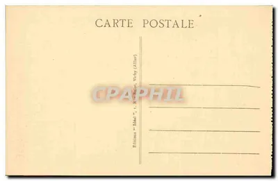 L'Auvergne pittoresca — El Lago Pavin y su Desagüe — Ed. Biscard n° 3139 — Reverso