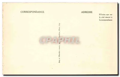 Châtel-Guyon — A Mesa de Orientação e a Cidade — ND. — Verso