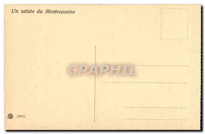 Basílica de Montecassino — L'ASSUNTA do De Matteis — Verso