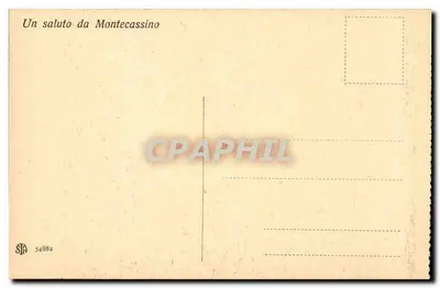 Anunciação do De Matteis (século XVII) — Montecassino — Verso