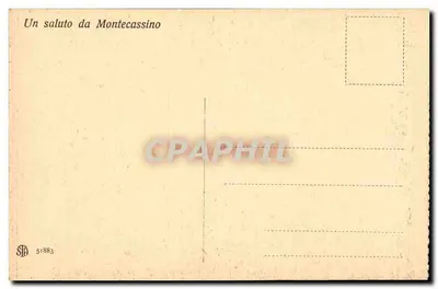 Anunciação do De Matteis (século XVII - detalhe) - Montecassino — Verso