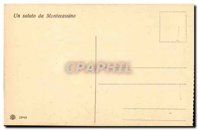 A Ressurreição de Lázaro — Cav. Paolo de Matheis — Montecassino — Verso