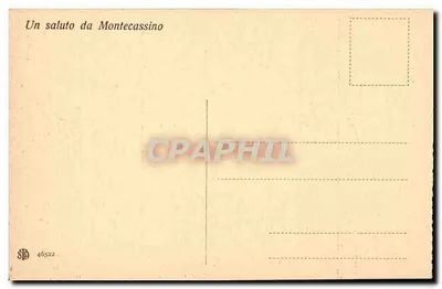 S. Scolastica — Estátua de bronze na cripta de Montecassino — editor STA, n° 46522 — Verso