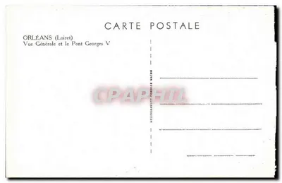 Orléans — Ogólny widok i most Georges V — Héloïggrave Macom — Rewers