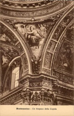 Montecassino — Um timpano da cúpula — SIA 8602