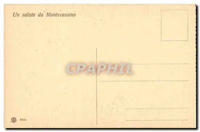 Montecassino — Um timpano da cúpula — SIA 8602 — Verso