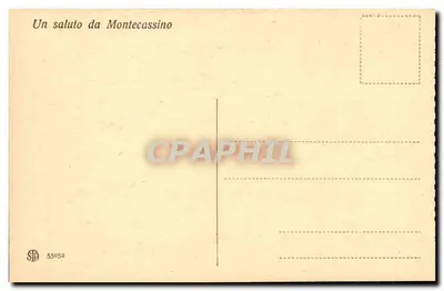 Cripta de S. Benedetto - Montecassino — editor STO, n° 55052 — Verso