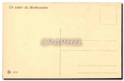 Montecassino - Janela (século XI) — vista de colunas torcidas — editor SPD n° 33743 — Verso