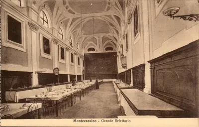 Montecassino - Grande Refectório — editor SIC n° 1289
