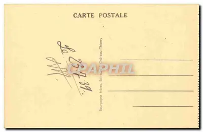 Senlis (Oise) — Gara i Bank Francji — Wyd. J.B. — Rewers