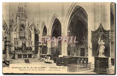 Basílica de N.-D. de CLÉRY — Interior de lado — H. Lemaire, fot. edit. - Orléans