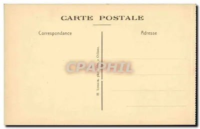 Bazylika NMP w Cléry — Stale z XVI wieku — H. Lemaire, Orléans — Rewers