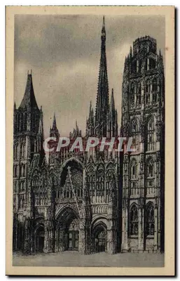 Rouen — A Catedral — Conjunto — Edição « A Cegonha »