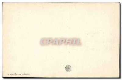 Marché au poisson — Venise — G. Astier — Verso