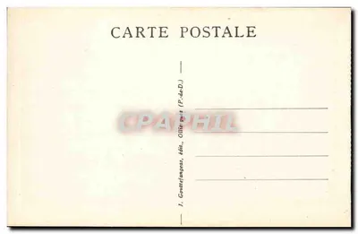 Le Mont-Dore, widok z wierzchołka Capucin — widok panoramiczny — J. Gottliefangéas, wydawca (P.-de-D.) — Rewers