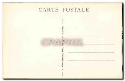 Il Mont-Dore — Piazza Michel-Bertrand — J. Gouttefanges, editore, Oingt (P.-de-D.) — Verso
