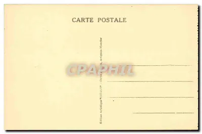 Avignon — Palácio dos Papas — Facha principal — Edição Artística IDÉALIS, Avignon — Verso