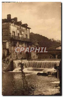 Caduta della Nive a Saint-Jean-Pied-de-Port — editore Raymond Bergevin, La Rochelle, n° 10332