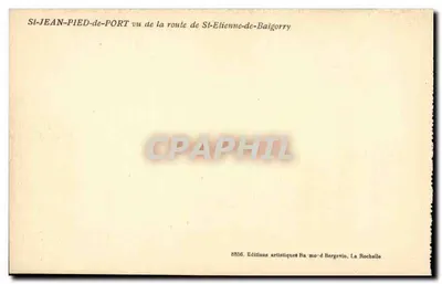 San Giovanni Piede di Porta — vista dalla strada di Saint-Étienne-de-Baïgorry — editore Ramuntcho — Verso