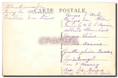 Wysokość Wielkiego Soma — Trasa z Saint-Laurent-du-Pont do Grande-Chartreuse — Oratorium św. Brunona — La Savoie Touristique — Rewers