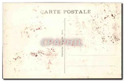 Pau - Het Kasteel - Voorgevel — C.C. - 8 — Uitgever Carrache, Fan — Achterkant