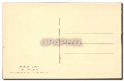Place Wilson, Toulouse — widok ulicy z tramwajem i budynkami — Hélios 63 — Rewers