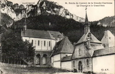 Entrada do Convento da Grande-Chartreuse — A Capela e o Grand Som — CI.A.V.