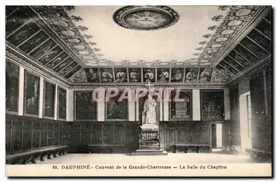 Dauphiné - Mosteiro da Grande-Chartreuse — A Sala do Capítulo