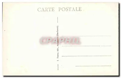 Chamonix-Mont-Blanc (Wysokie Sałwje) — Morze lodowe i Wielkie Jorasse — G.R. 519 — wydawca L. Fauruz — Rewers