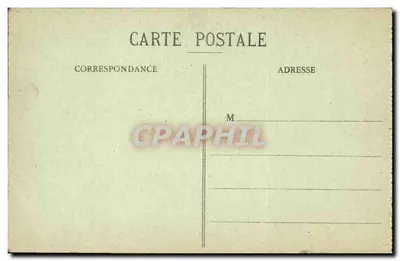 Nesle (Somme) - A Grande Praça — vista da praça com carruagem a cavalo e edifícios — Eceole du Cinéma, 66, Rue de Bondy, Paris, n°40 — Verso
