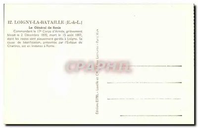 सोनिस जनरल — 17वें सैन्य कॉर्प्स के कमांडेंट — एडिशन लावेल एवं कंपनी, पेरिस — पीछे